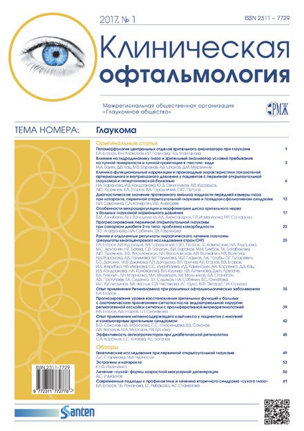 РМЖ «Клиническая Офтальмология» № 1, 2017 опубликован на сайте rmj.ru. Рис. №1